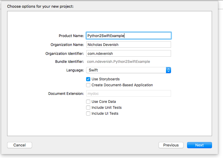 Creating the base project